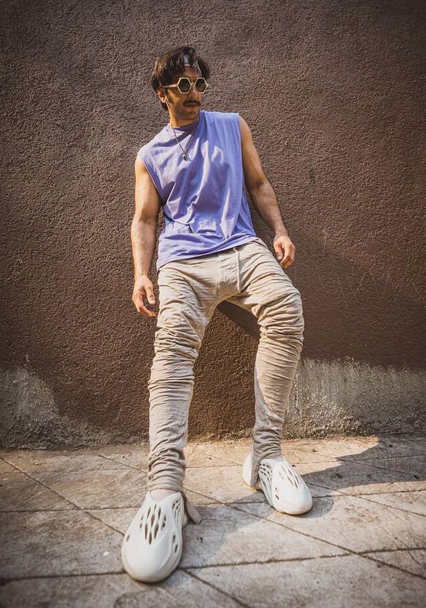 Ranveer Singh sports Kanye West s upcoming Yeezy Foam Runner collection in these stylish pictures Bollywood News Bollywood Hungama
