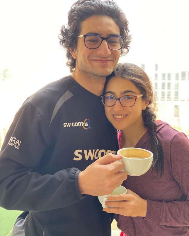 Sara Ali Khan wishes Ibrahim Ali Khan with pictures that perfectly describe their sibling bond