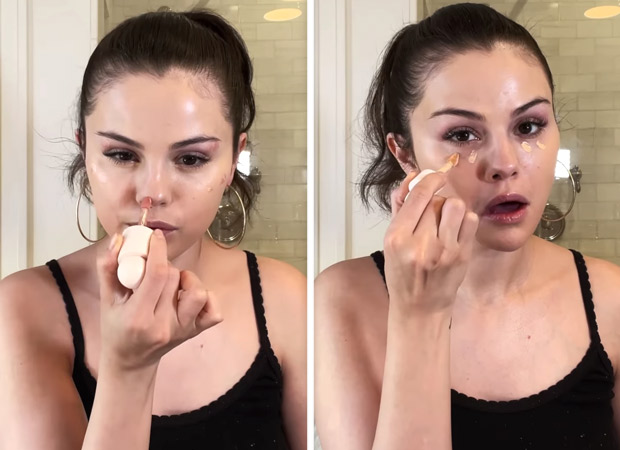 Selena Gomez Gives Dewy Makeup Tutorial