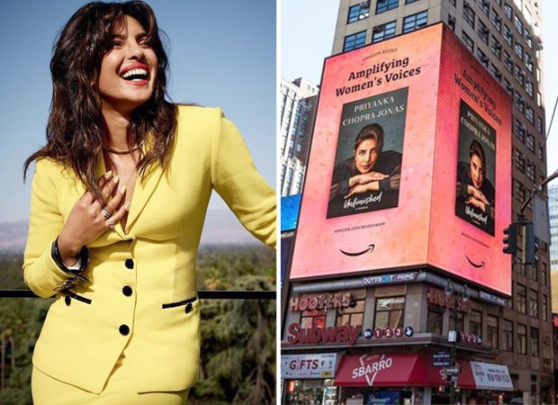 Priyanka Chopra’s book gets featured on a billboard in NYC as part of Women’s History Month celebration