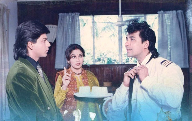 27 Years Of Anjaam: Madhuri Dixit shares picture with Shah Rukh Khan & Deepak Tijori, calls the film 'memorable' 