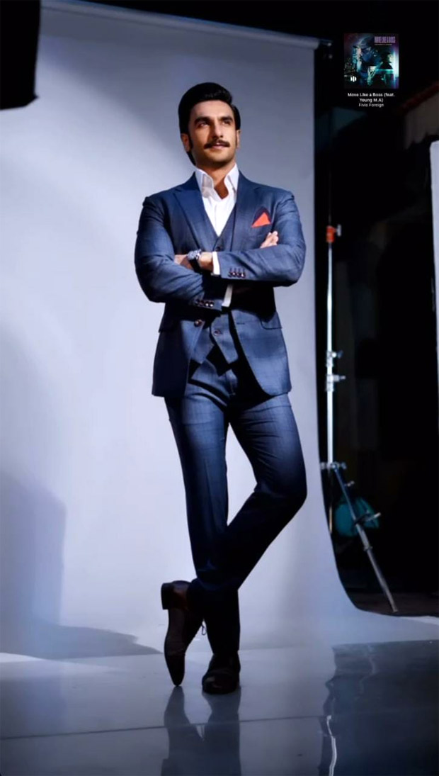 Ranveer Singh cleans up nice in sharp blue suit : Bollywood News