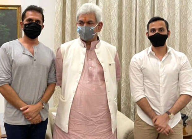 Ritesh Sidhwani meets Lt. Governer General of Jammu and Kashmir; calls it an “absolute honour”