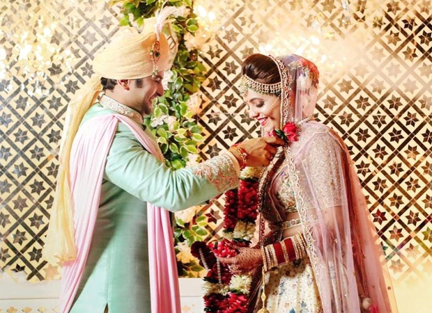 Sugandha Mishra and Sanket Bhosale share first pictures from their engagement and wedding ceremonies