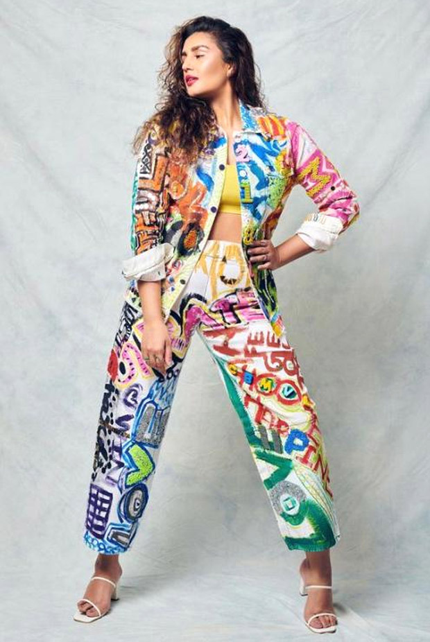 Huma Qureshi makes a splash in printed co-ord set worth Rs. 15,000 for Maharani promotions