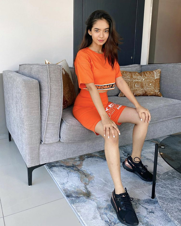 Khatron Ke Khiladi 11's Anushka Sen dons orange athleisure look in Cape Town, takes up Doja Cat, SZA's 'Kiss Me More' dance challenge