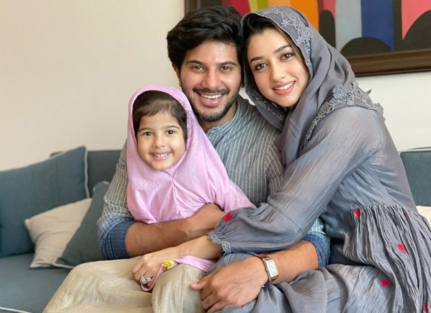 दुलारे सलमान ने घर पर मनाई ईद;  पत्नी और बेटी के साथ मनमोहक तस्वीरें साझा करता है