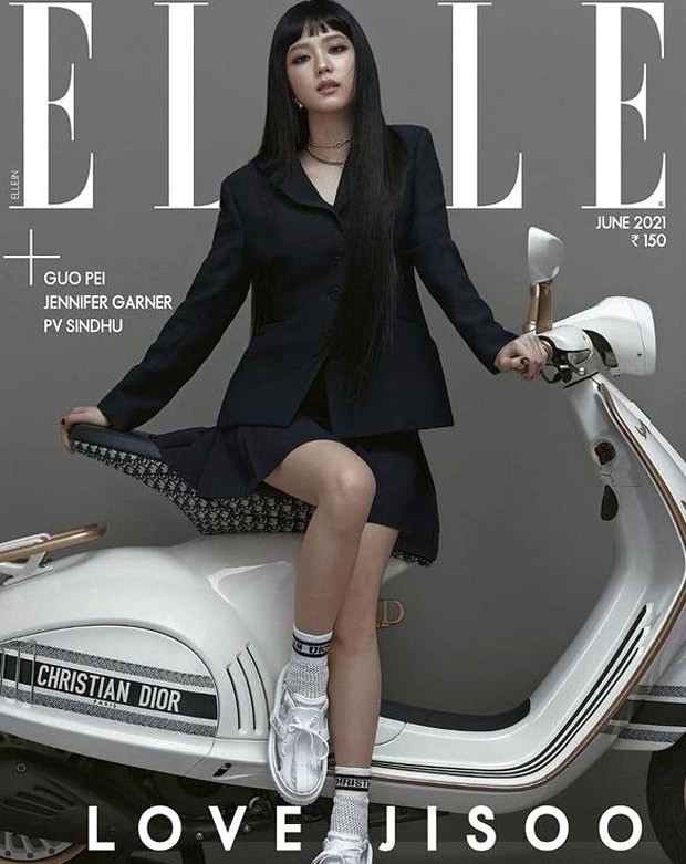BLACKPINK's Jisoo on the cover of ELLE Korea