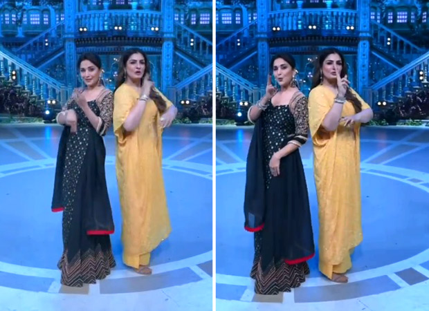 Dance Deewane 3: Madhuri Dixit and Raveena Tandon groove to 'Dhak Dhak' and 'Tip Tip Barsa Paani', watch video