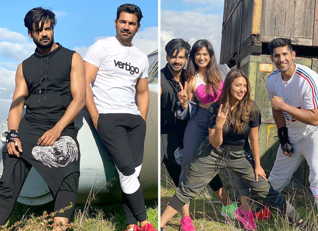 Khatron Ke Khiladi 11: Vishal Aditya Singh poses with Divyanka Tripathi, Shweta Tiwari, Varun Sood and Abhinav Shukla