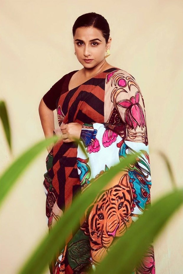 Vidya Balan exudes fierceness in 'Sherni' inspired saree Vidya Balan exudes fierceness in 'Sherni' inspired saree