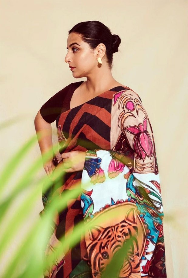 Vidya Balan exudes fierceness in 'Sherni' inspired saree Vidya Balan exudes fierceness in 'Sherni' inspired saree