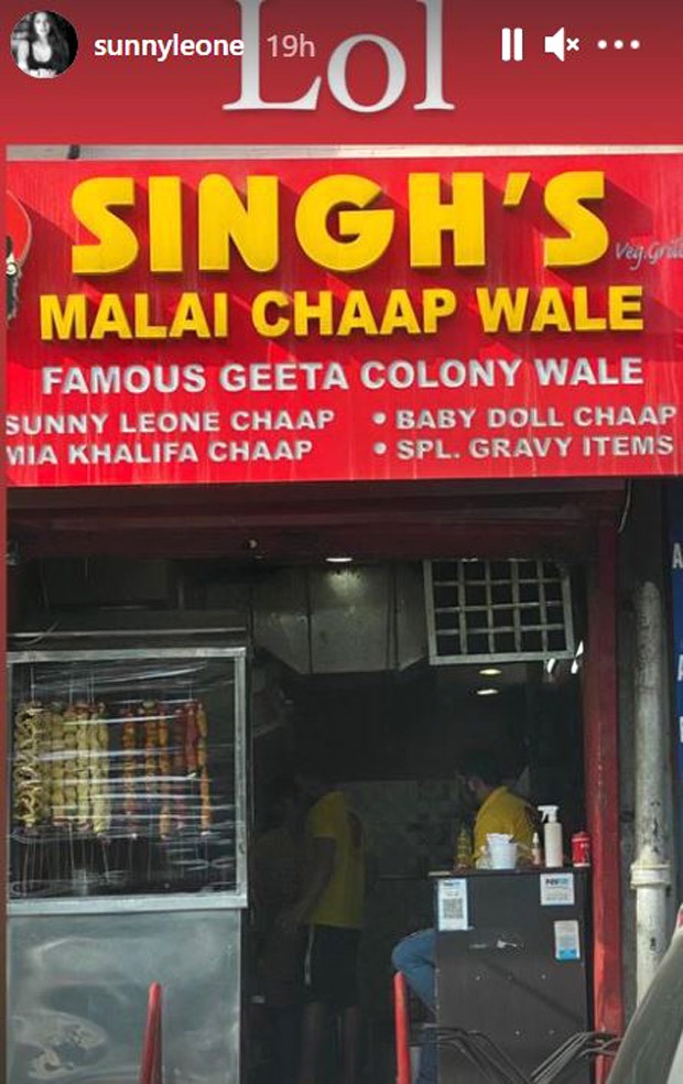 Sunny Leone reacts to a Delhi restaurant naming their mock meat kebab after her