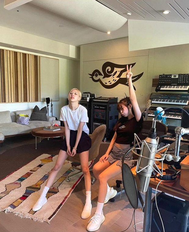 BLACKPINK's Jennie and Rosé imbibe summer vibes in Los Angeles as they get  into a studio for a recording : Bollywood News - Bollywood Hungama
