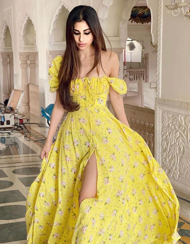 Mouni Roy flaunts her curvaceous figure in a summer dress