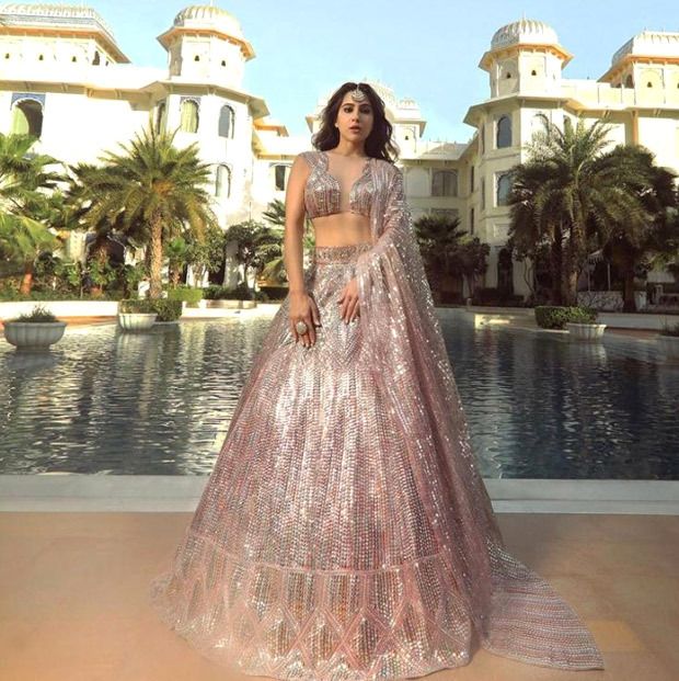Sara Ali Khan exudes contemporary glamour in Manish Malhotra's Nooraniyat sequinned lehenga : Bollywood News - Bollywood Hungama