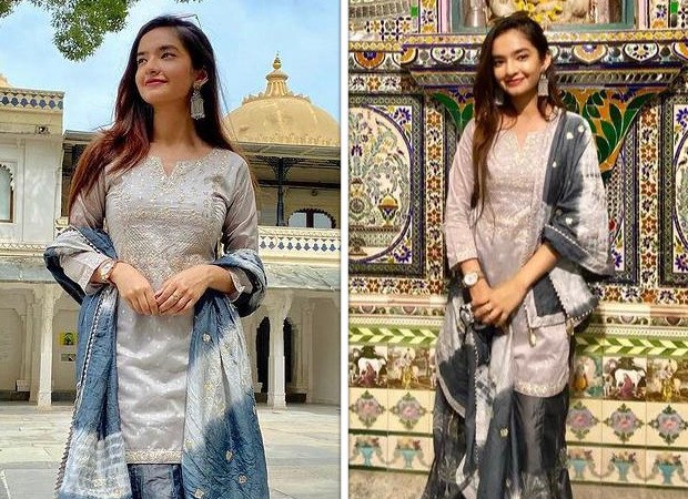 Anushka Sen stuns in traditional ensemble as she shares pictures from Udaipur