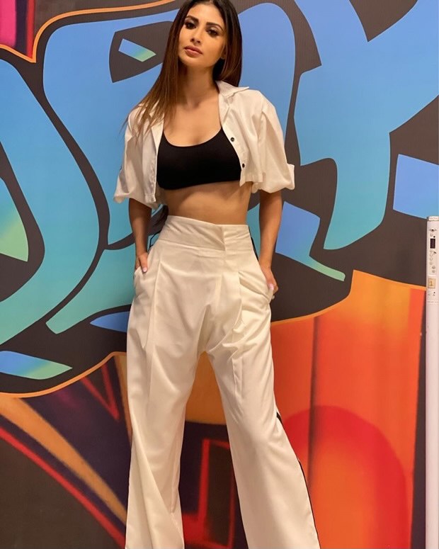 Mouni Roy slays in a super chic street style look while flaunting her toned midriff