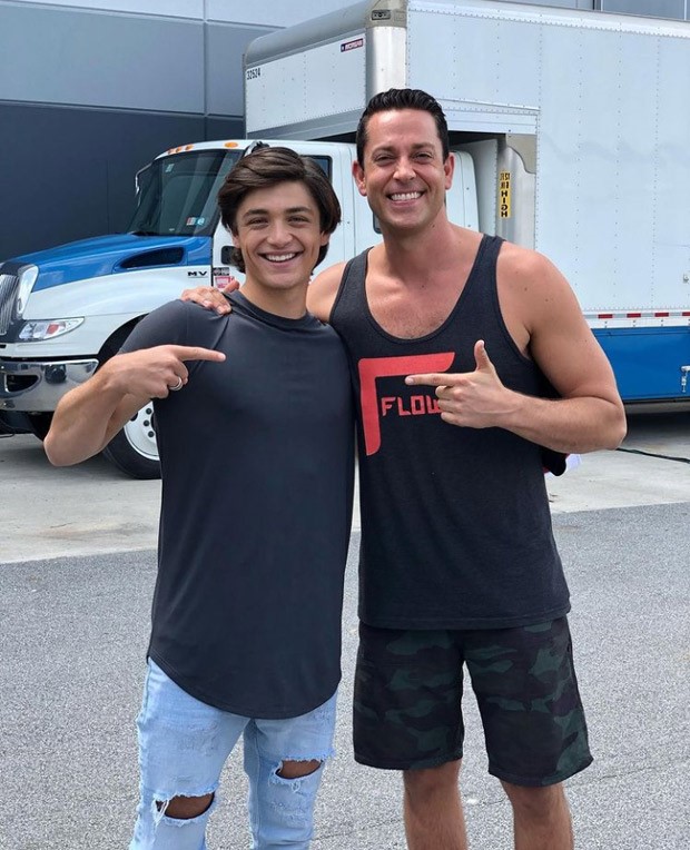 Shazam! Fury of the Gods' Asher Angel celebrate filming wra