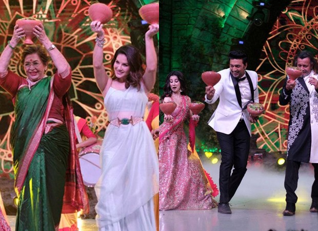 Sunny Leone and Helen do the Bengali Dhunuchi dance on the stage of Dance Dance Junior 2, watch video