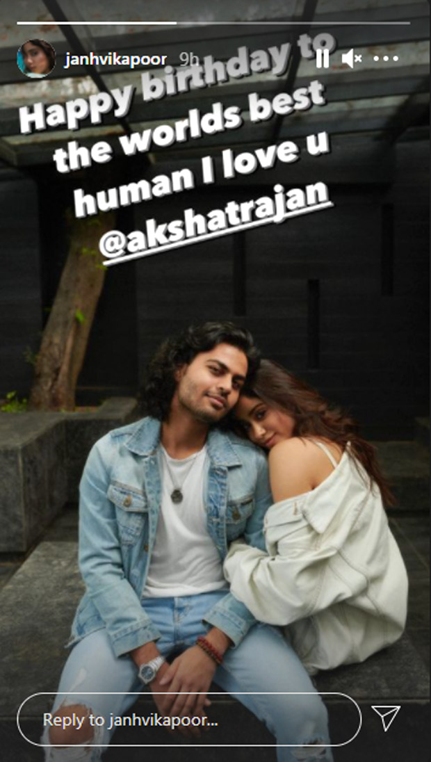 Janhvi Kapoor shares adorable picture with ‘world’s best human’; wishing her best friend Akshat Ranjan