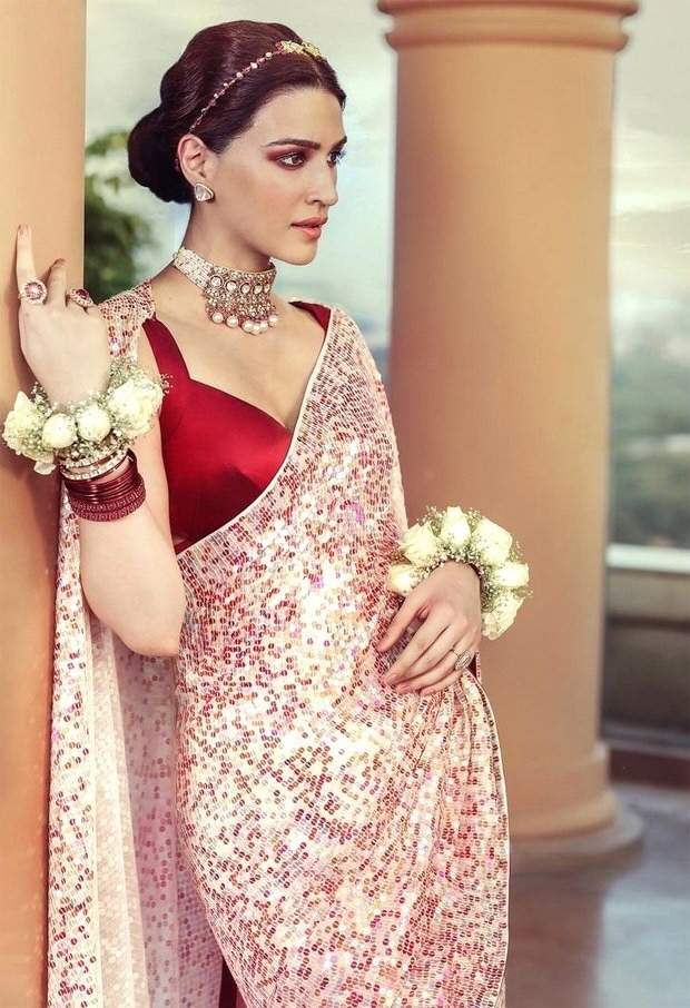 Kriti Sanon Looks Royal In A Saree. See Pics