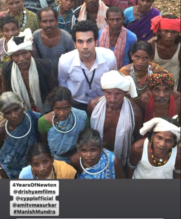 4 Years of Newton: Rajkummar Rao celebrates with throwback picture from the film 4 Years of Newton: Rajkummar Rao celebrates with throwback picture from the film