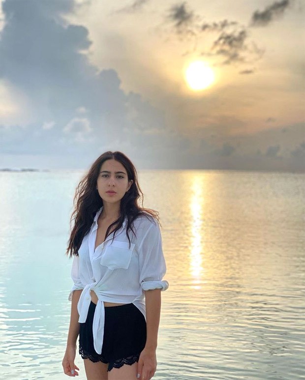 Sara Ali Khan looks resplendent as she enjoys her day at the beach in the Maldives