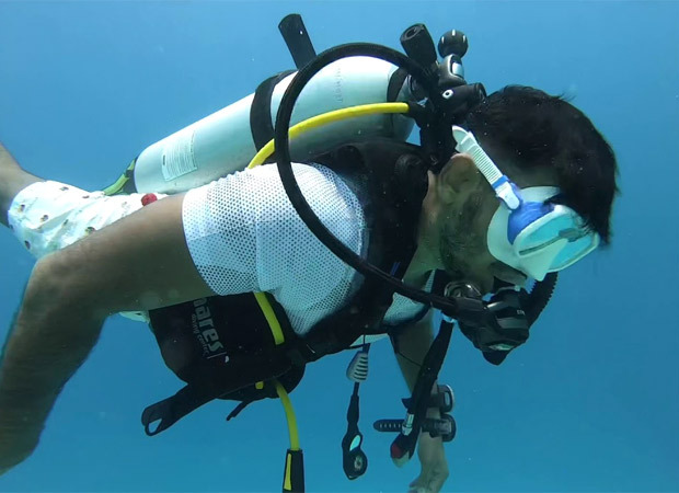 Terence Lewis shows magnificent views from the ocean as he enjoys Scuba Diving in the Maldives