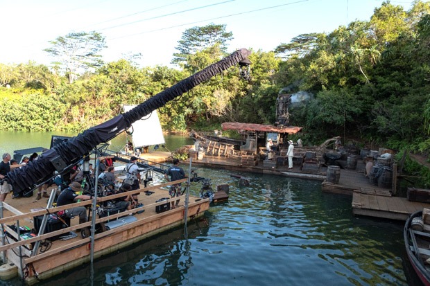 “The big star of the actual Jungle Cruise ride is the backside of water,” says director Jaume Collet-Serra on his Disney movie Jungle Cruise 