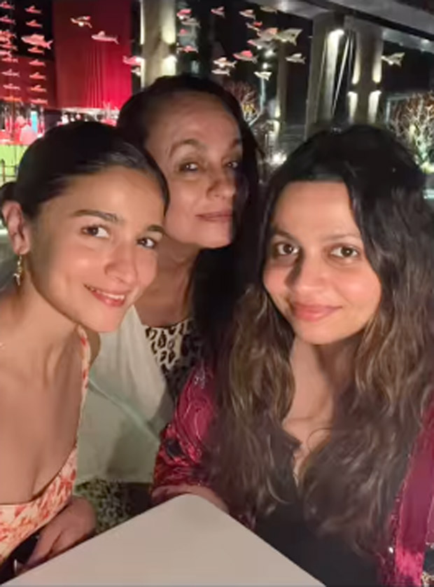 Alia Bhatt shares a glimpse of her Maldives vacation with mother Soni Razdan and sister Shaheen