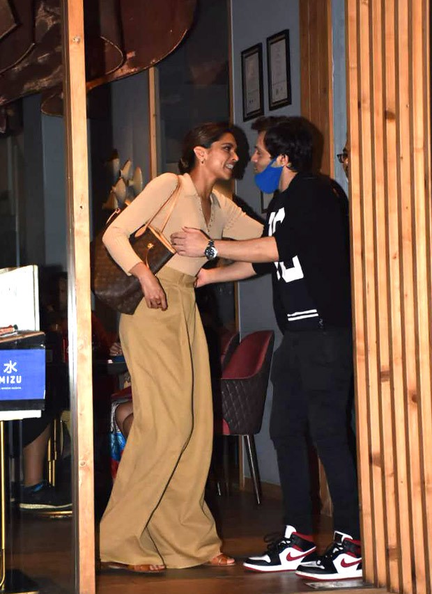 Deepika Padukone rocks the monotone nude palette along with a