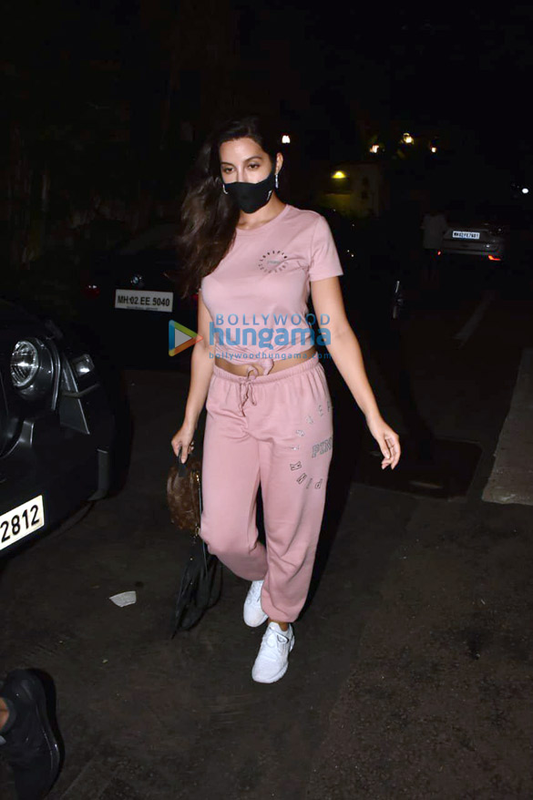 Photos: Nora Fatehi snapped at a clinic in Bandra
