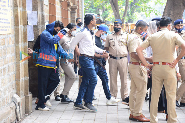 Shah Rukh Khan's son Aryan Khan leaves for medical examination after his arrest in drugs case