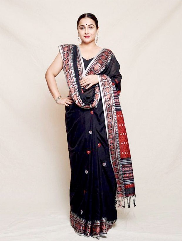 Vidya Balan adds a modern twist to her authentic handwoven saree Vidya Balan adds a modern twist to her authentic handwoven saree