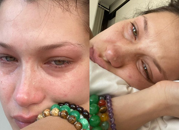 Bella Hadid talks about her mental health and anxiety battle by sharing crying selfies – 'this is me everyday' : Bollywood News - Bollywood Hungama