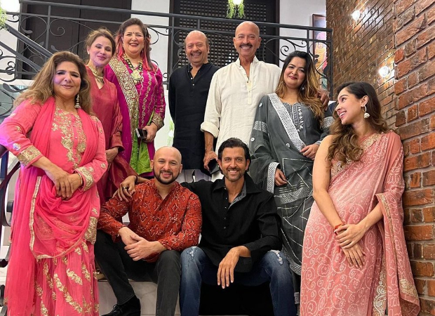 Inside Photos: Hrithik Roshan, Rakesh Roshan and family radiate happiness on Diwali&nbsp;