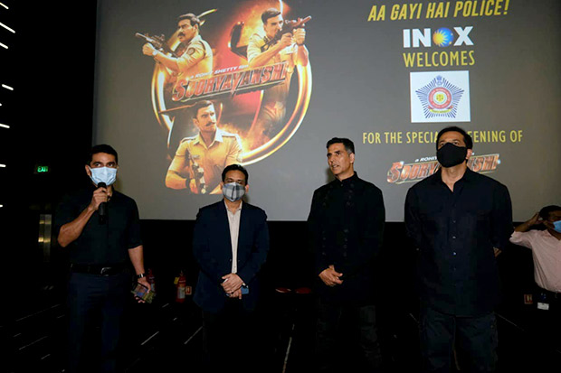 Mumbai Police watches Akshay Kumar-starrer Sooryavanshi at a special screening amid hoots and cheers; DETAILS inside
