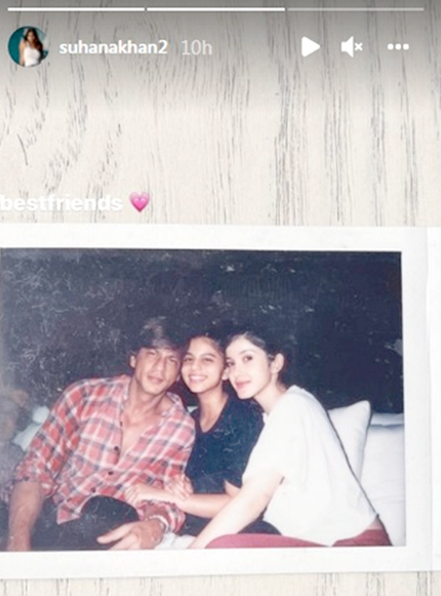 Suhana Khan wishes father Shah Rukh Khan with cute throwback picture on his birthday; shares adorable photo with bestie Shanaya Kapoor