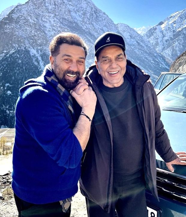 Sunny Deol and Dharmendra bond during a holiday in Himachal Pradesh Sunny Deol and Dharmendra bond during a holiday in Himachal Pradesh