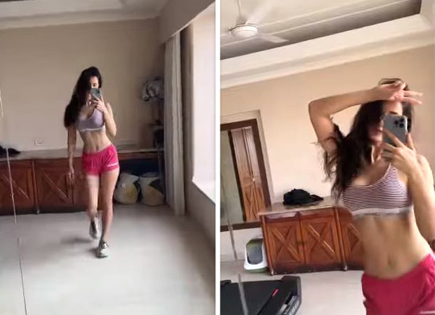 Disha Patani flaunts her washboard abs as she grooves to K-pop group EXO's Kai's 'Peaches'
