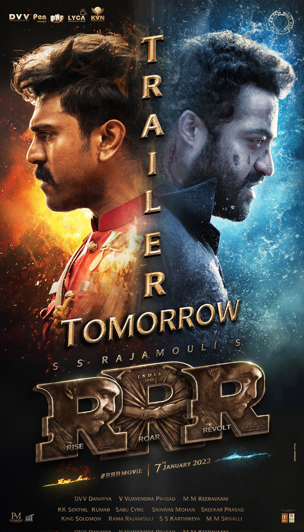 RRR Trailer – India’s Biggest Action Drama | NTR, Ram Charan, Ajay Devgn, Alia Bhatt | SS Rajamouli