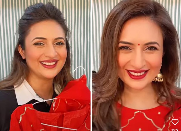 Divyanka Tripathi makes a stunning transition reel on her latest song 'Babul Da Vedha' : Bollywood News - Bollywood Hungama