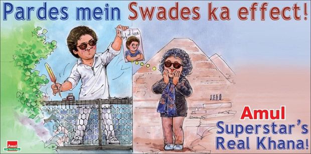Shah Rukh Khan's sweet gesture for Egyptian fan gets filmy twist in Amul topical: 'Pardes mein Swades' Shah Rukh Khan's sweet gesture for Egyptian fan gets filmy twist in Amul topical: 'Pardes mein Swades'