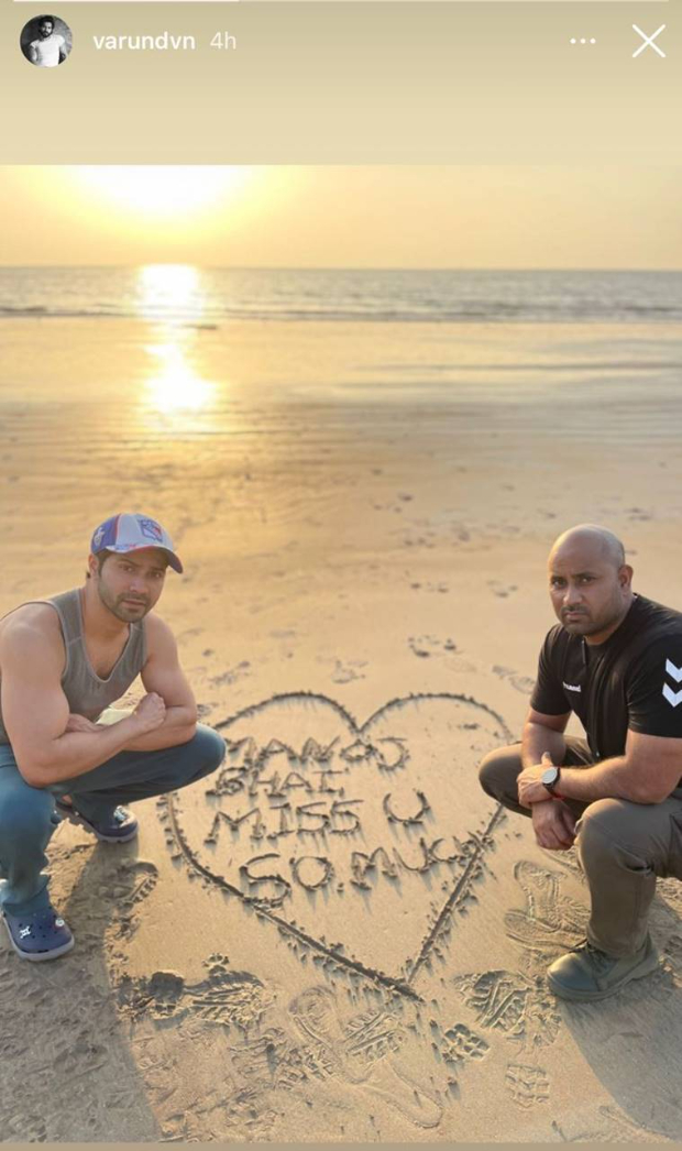 Varun Dhawan misses his driver Manoj Sahu, remembers him with a thoughtful photo 
