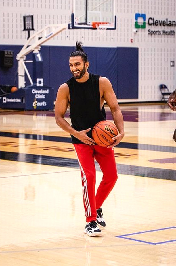 Ranveer Singh participates in NBA All-Star Game at Cleveland