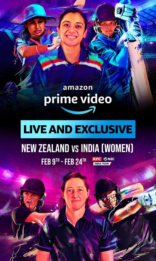 Watch the Indian Women's Cricket Team Take on New Zealand, Live and Exclusive on Amazon Prime Video : Bollywood News - Bollywood Hungama