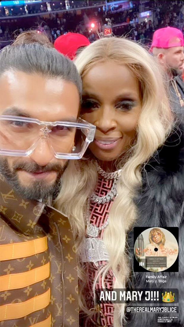 Ranveer Singh shares photos with Machine Gun Kelly, Megan Fox, Bill Murray, Mary J. Blige, Shaquille O'Neal from NBA All-Star Celebrity Game in Cleveland Ranveer Singh shares photos with Machine Gun Kelly, Megan Fox, Bill Murray, Mary J. Blige, Shaquille O'Neal from NBA All-Star Celebrity Game in Cleveland