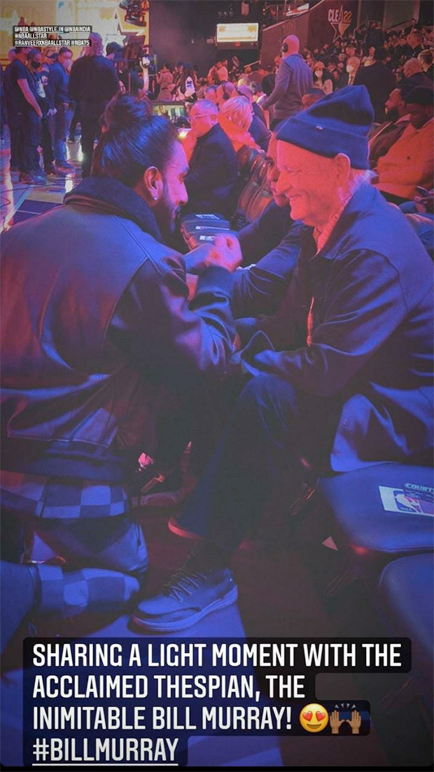 Ranveer Singh shares photos with Machine Gun Kelly, Megan Fox, Bill Murray, Mary J. Blige, Shaquille O'Neal from NBA All-Star Celebrity Game in Cleveland Ranveer Singh shares photos with Machine Gun Kelly, Megan Fox, Bill Murray, Mary J. Blige, Shaquille O'Neal from NBA All-Star Celebrity Game in Cleveland