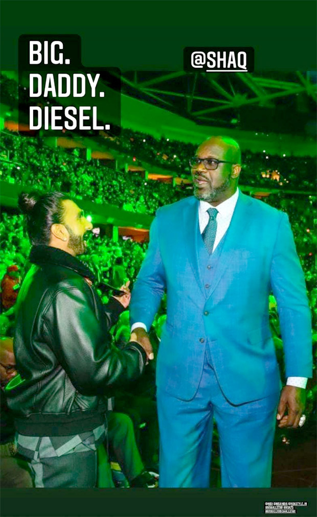 Ranveer Singh shares photos with Machine Gun Kelly, Megan Fox, Bill Murray, Mary J. Blige, Shaquille O'Neal from NBA All-Star Celebrity Game in Cleveland Ranveer Singh shares photos with Machine Gun Kelly, Megan Fox, Bill Murray, Mary J. Blige, Shaquille O'Neal from NBA All-Star Celebrity Game in Cleveland